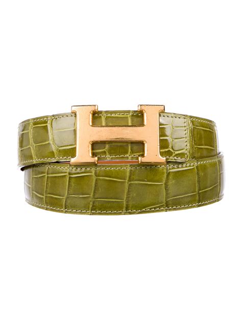 hermes porosus crocodile belt